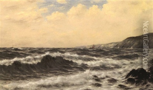 A View Of The Ocean Oil Painting - Parker (George Parker) Greenwood