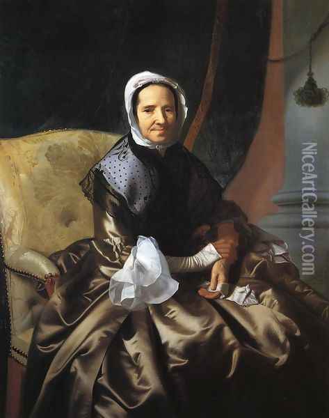 Mrs. Thomas Boylston (Sarah Morecock) Oil Painting - John Singleton Copley
