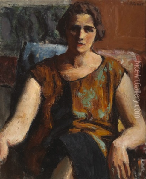 Seated Model Oil Painting - Roderic O'Conor