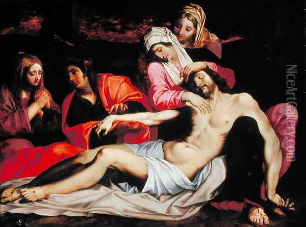 The Lamentation of Christ Oil Painting - Abraham Janssens van Nuyssen