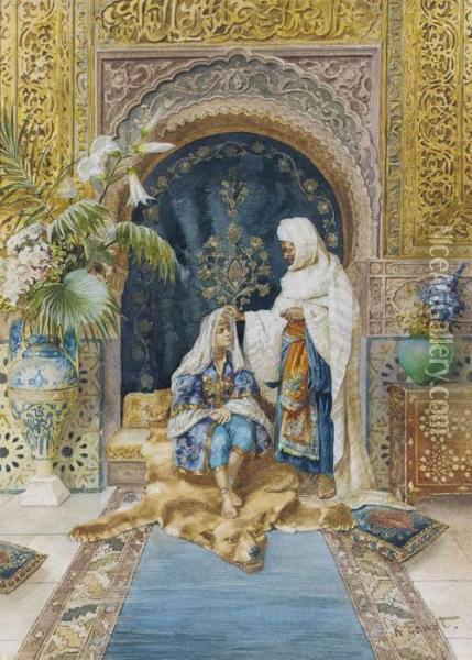 The Sultan's Favourite Oil Painting - Rudolph Ernst