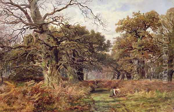 Sherwood Forest Oil Painting - J. Hudson Willis