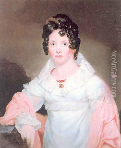 Mrs. Robert Young Hayne (Rebecca Motte Alston) 182 Oil Painting - Samuel Finley Breese Morse