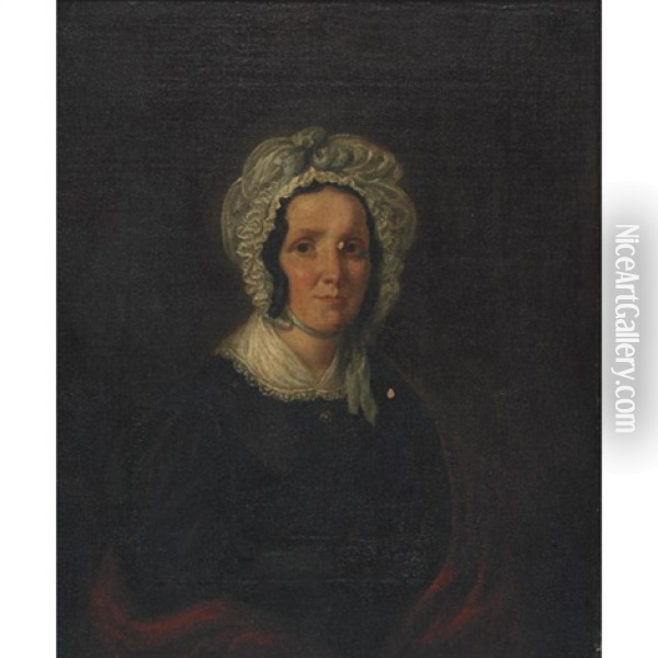 Isabella Purvis (+ Hannah Slill, Two Nurses At Whitehaugh; 2 Works) Oil Painting - William John Thomson