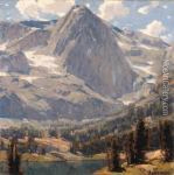 High Sierra Lake Oil Painting - Edgar Alwin Payne