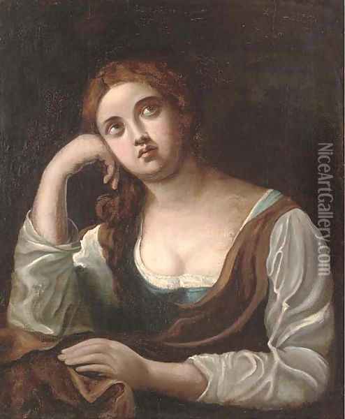 The Penitent Magdalen 4 Oil Painting - Guido Reni