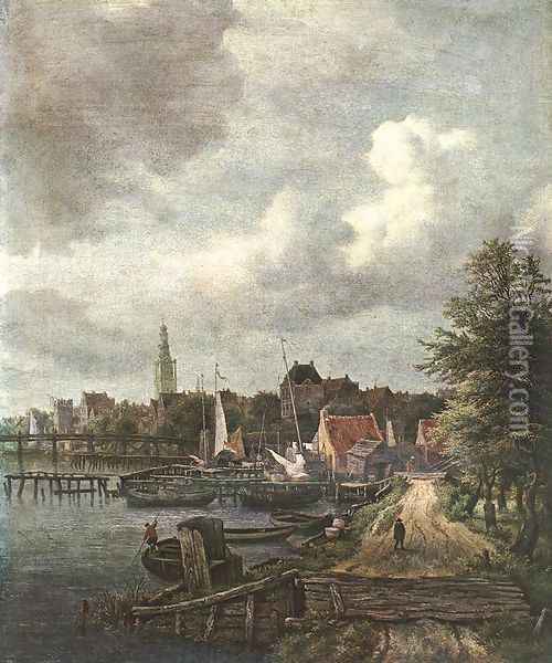 View of Amsterdam Oil Painting - Jacob Van Ruisdael