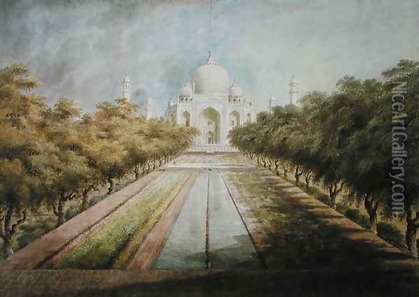 Taj Mahal Oil Painting - Sita Ram