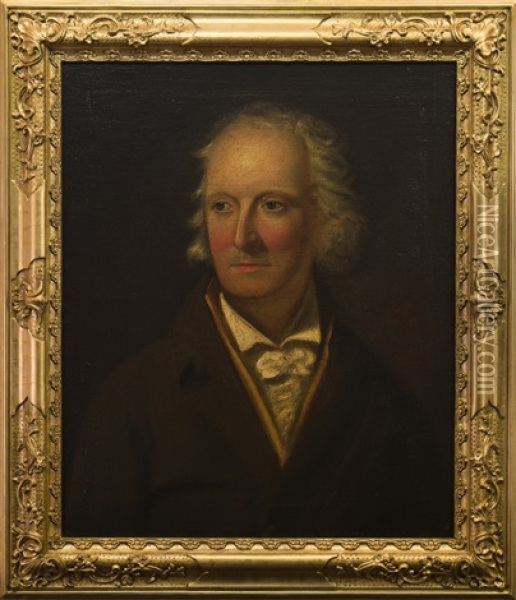 Portrait Of Archibald Skirving Rsa Oil Painting - George C. Watson
