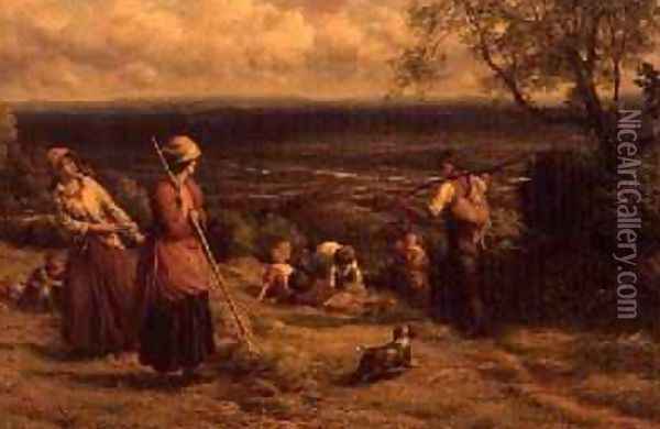 The Haymakers 1862 Oil Painting - James Thomas Linnell