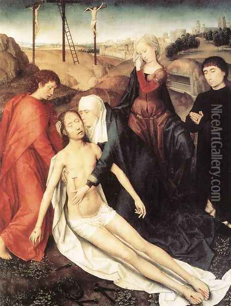Lamentation 1475-80 Oil Painting - Hans Memling