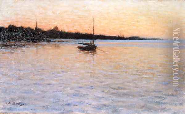 Twilight over the Water, 1892 Oil Painting - Charles Harold Davis