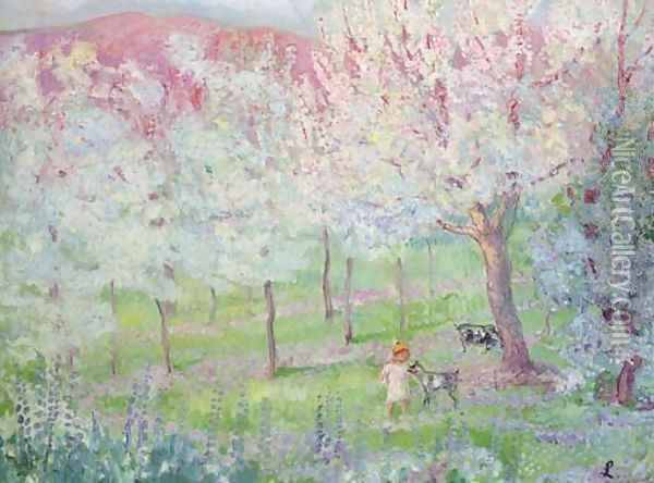 Paysage au printemps Oil Painting - Henri Lebasque
