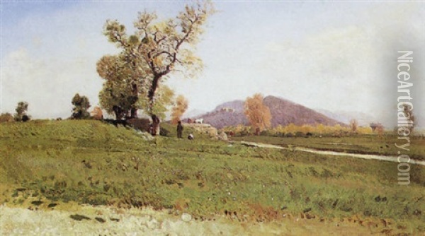 Paesaggio Vesuviano Oil Painting - Federico Rossano