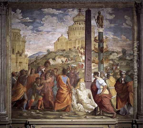 The Triumph of Cicero c. 1520 Oil Painting - Francesco Franciabigio