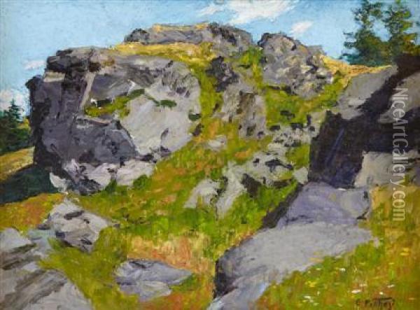 Rocky Pasture Oil Painting - Edward Henry Potthast