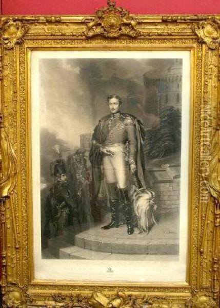 His Royal Highness Prince Albert Oil Painting - Samuel Cousins