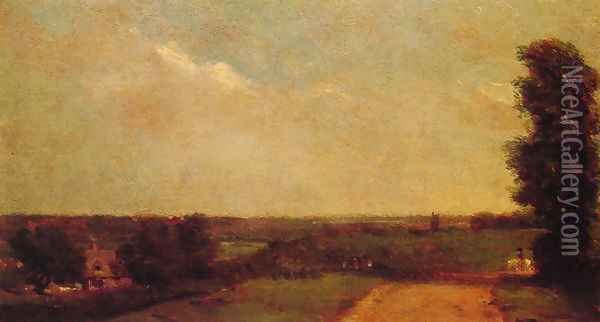View Towards Dedham Oil Painting - John Constable