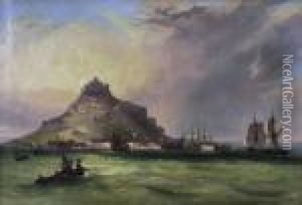 View Of St. Michael's Mount Oil Painting - Walter Williams