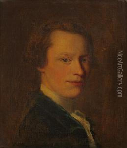 Portrait Of A Gentleman Oil Painting - David Martin
