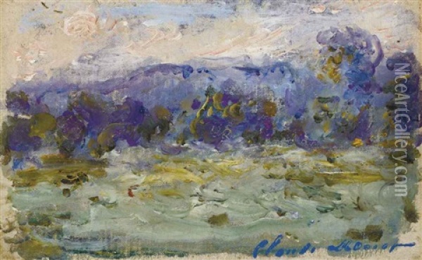 La Seine A Port-villez Oil Painting - Claude Monet