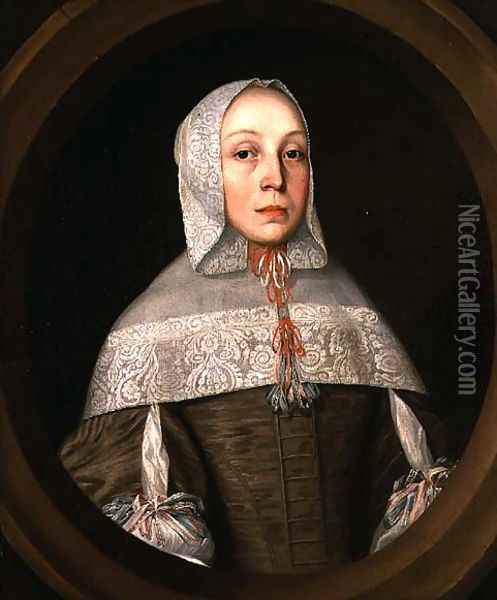 Portrait of a Woman Oil Painting - Willem van der Vliet
