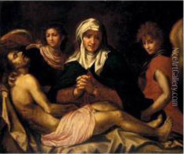 Pieta Oil Painting - Andrea Del Sarto
