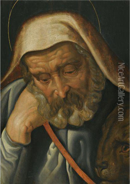 Saint Jerome Oil Painting - Frans I Vriendt (Frans Floris)