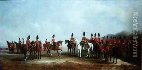Review of the 16th Lancers Oil Painting - John Snr Ferneley