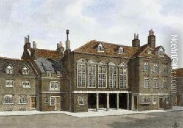 Part Of The Marshelsea Prison, Bow Street Oil Painting - James Lawson Stewart