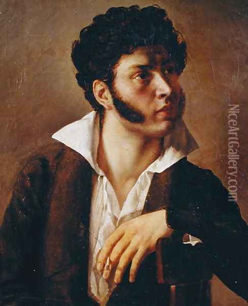 Portrait of Francois Barnabe Campmas Oil Painting - Baron Pierre-Narcisse Guerin