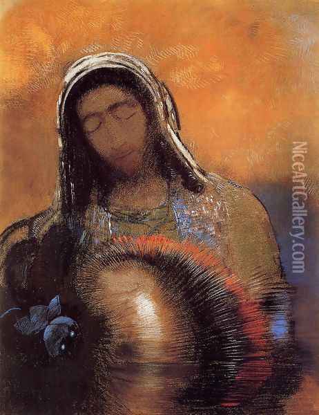 Buddha I Oil Painting - Odilon Redon