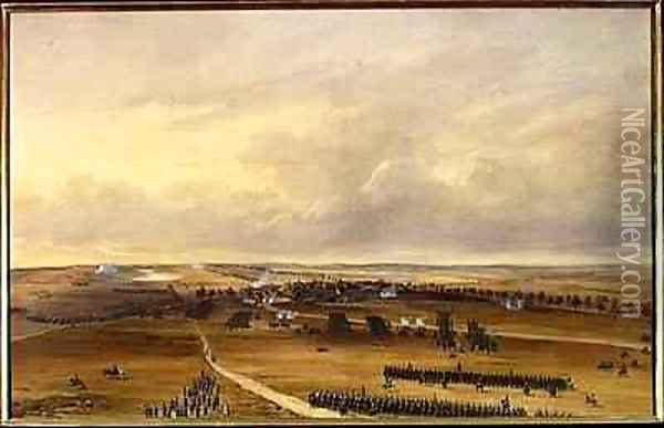 The Battle of Champaubert Oil Painting - Jean Antoine Simeon Fort