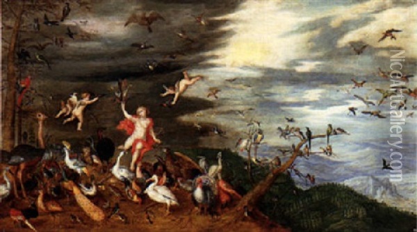An Allegory Of Air Oil Painting - Jan Brueghel the Elder