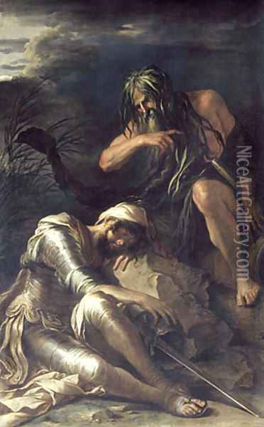 The Dream of Aeneas Oil Painting - Salvator Rosa