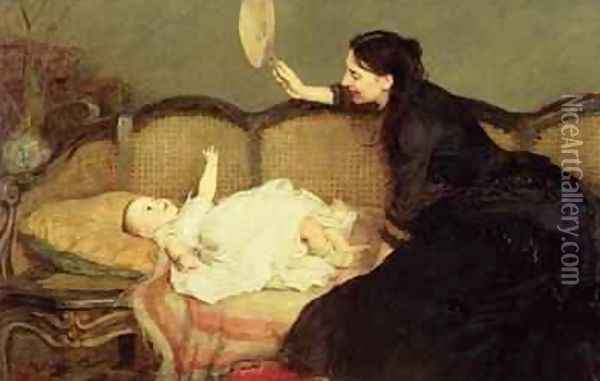 Master Baby 1886 Oil Painting - Sir William Quiller-Orchardson