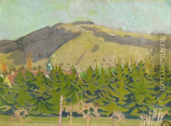 Paysage De France (st-gall!) Oil Painting - Maurice Denis