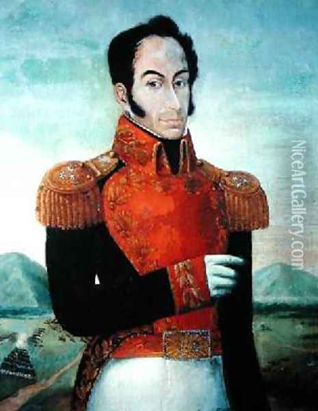 Simon Bolivar 1783-1830 Oil Painting - Arturo Michelena
