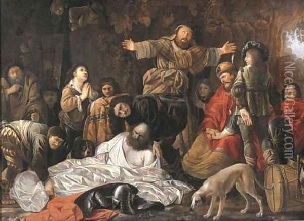The Humiliation of King Ahab Oil Painting - Gerrit Van Honthorst