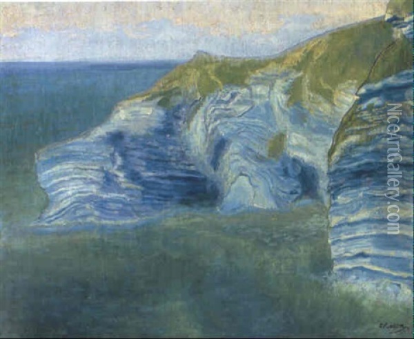 Paysage Au Bord De La Mer Oil Painting - Paul Elie Ranson