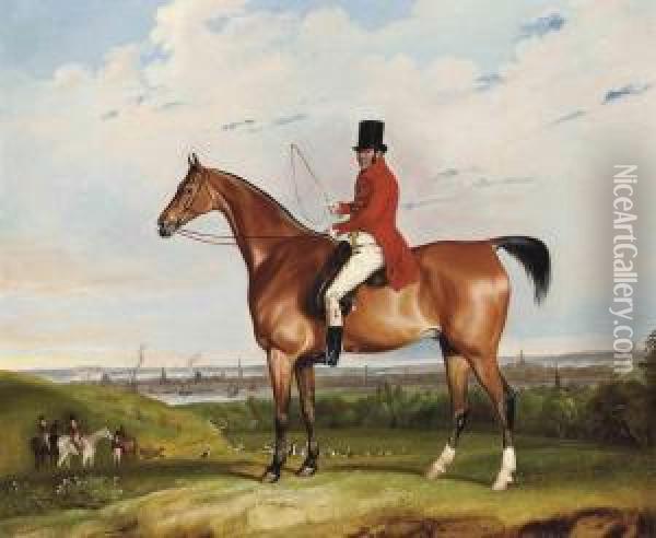 William Bolton Aspinall With The Hooton, Cheshire Oil Painting - Thomas Weaver