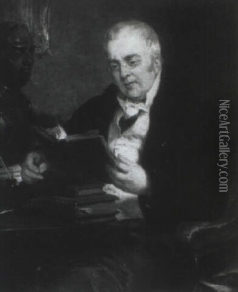 Portrait Of John Allen Oil Painting - Sir Edwin Henry Landseer
