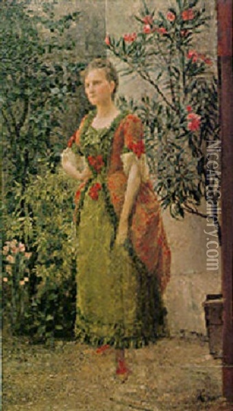 Bildnis Emilie Floges Oil Painting - Gustav Klimt