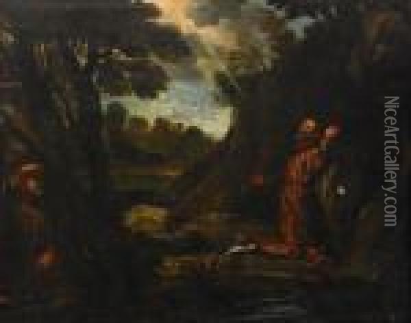 Den Helige Franciscus Stigmatisering Oil Painting - Federico Fiori Barocci