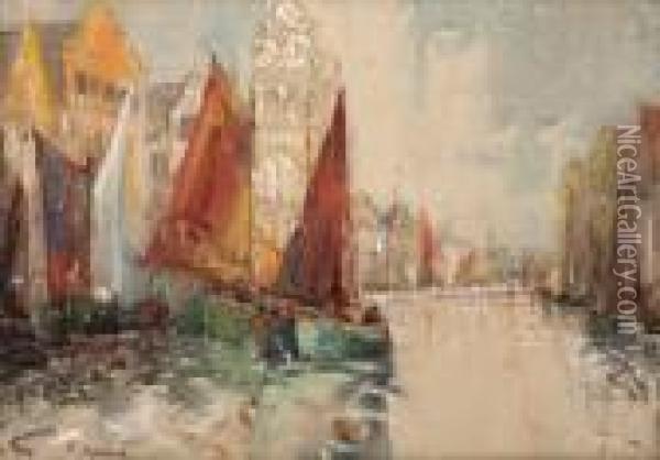 Venise Oil Painting - Georges Lapchine