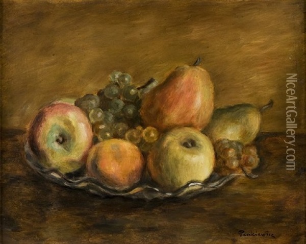 Owoce Oil Painting - Josef Pankiewicz
