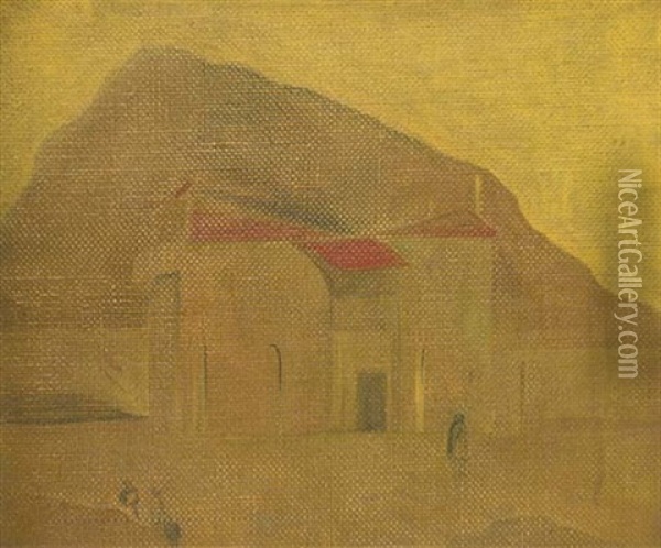 Byron's House At Missolonghi Oil Painting - Humphrey Jennings