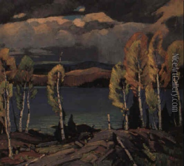 Approaching Storm Oil Painting - George Arthur Kulmala