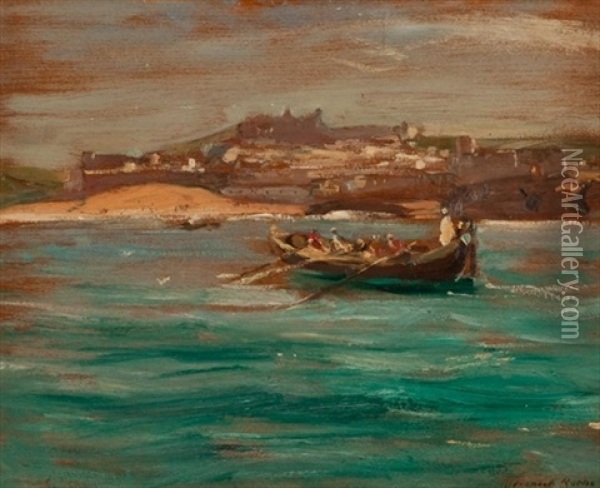 The Returning Boat Oil Painting - Alexander Roche
