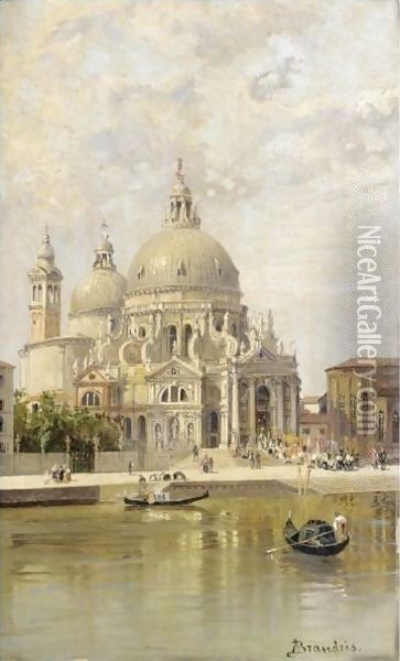 Santa Maria Della Salute Oil Painting - Antonietta Brandeis